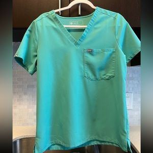 Figs Catarina one pocket scrub top Sz M surgical green